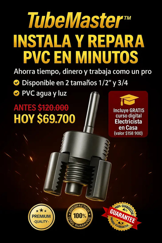 HERRAMIENTA HACER ROSCAS TUBO PVC