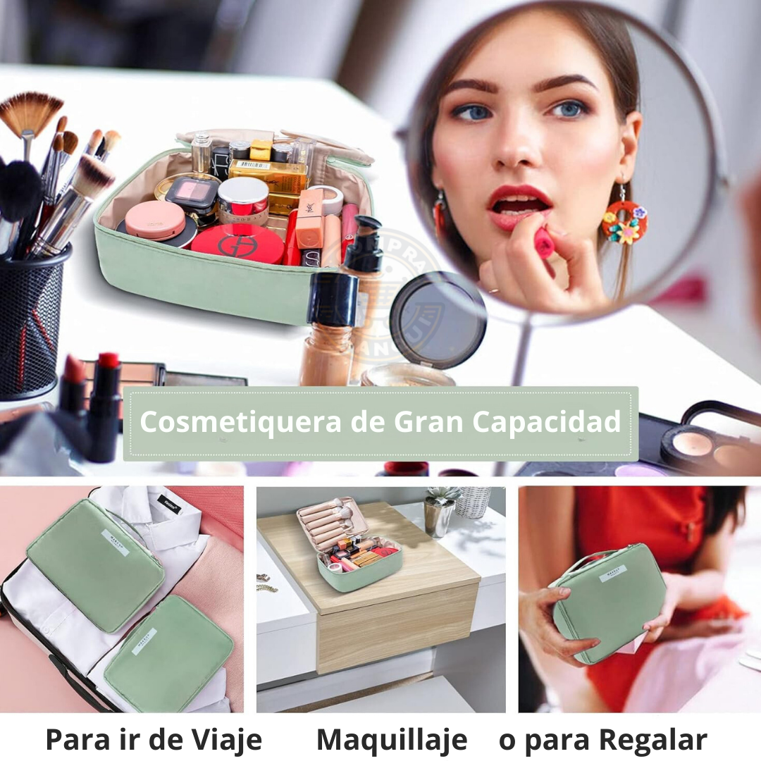 Cosmetiquera Deluxe™+🎁Mini joyero🌸llévalos donde quieras😍