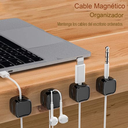 🧲 Organizador Magnético Pro MagicClip®🧲 - 🎁Pague 2 lleve 5🎁 ¡Ordena tus cables en Segundos! 🌟