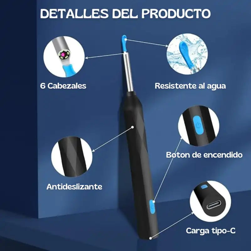 OtoScan® Portátil 👂🏼-Tecnología Avanzada Para Un Cuidado Auditivo🌟¡No uses mas copitos!🤨