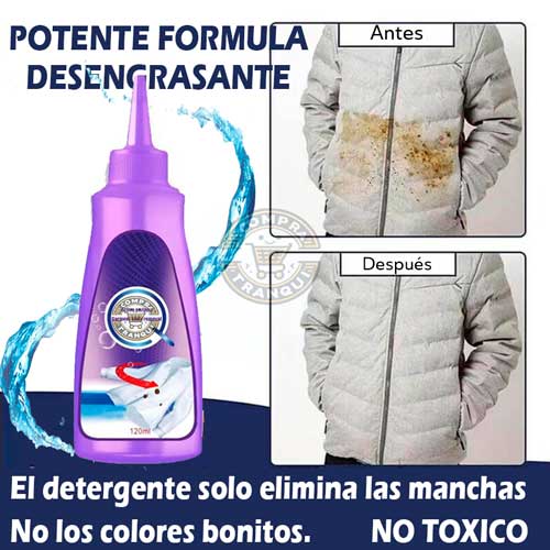 ✨ Quita manchas Nueva Formula Americana 🇺🇸 [Actived Enzimed™] 🫧 Limpieza en seco en menos de 5 minutos 🫧