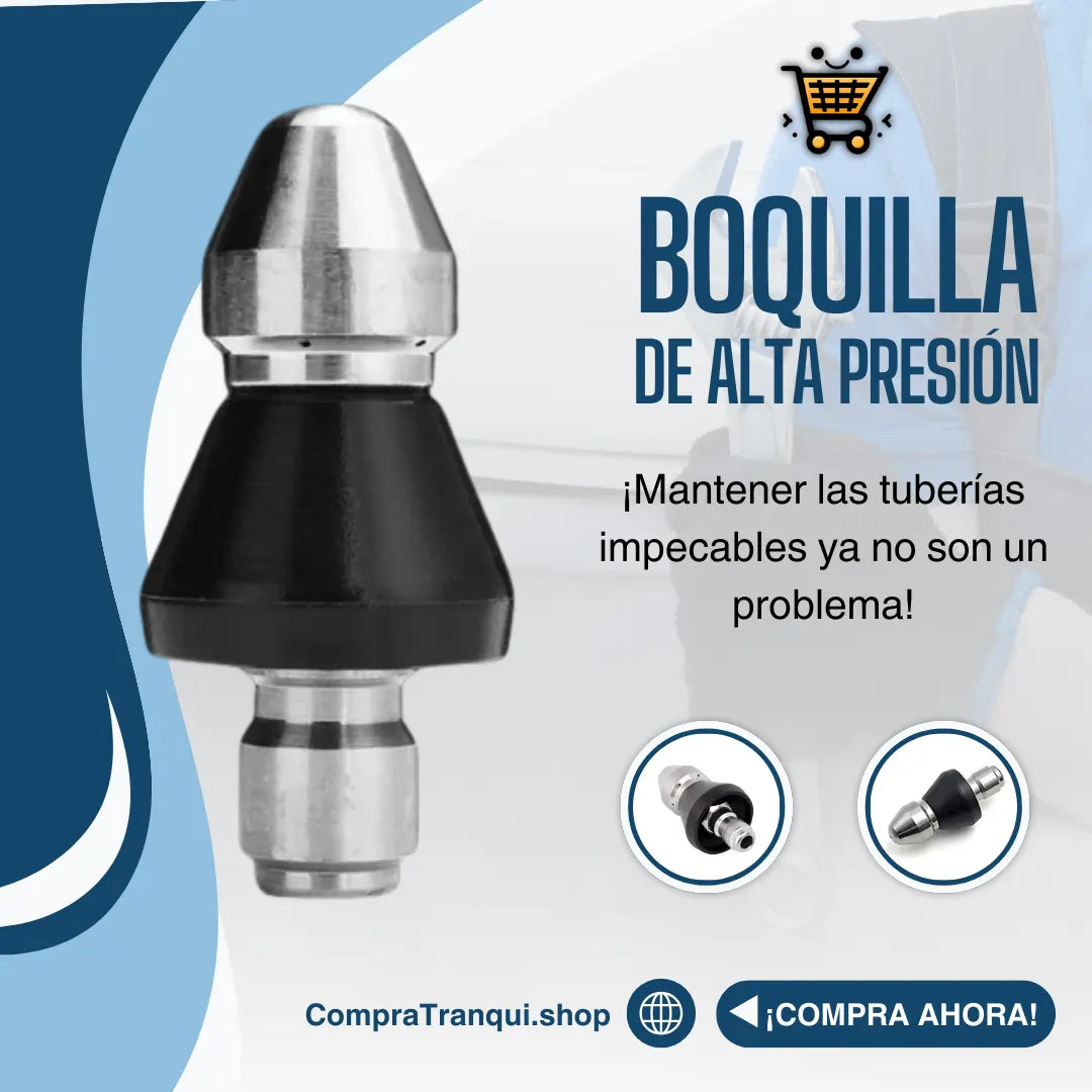 PowerJet Pro- Boquilla De Alta Presión🌟El destructor de alcantarillado🧰