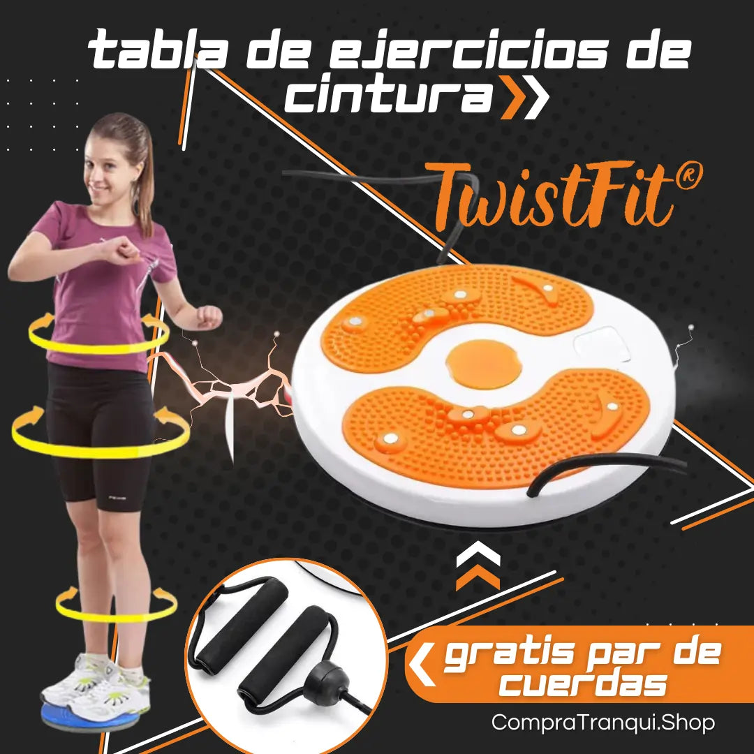 TwistFit®-🎁GRATIS par de cuerdas PRO✨y Guía de ejercicios👙¡Olvídate de esos kilitos de más! obtén una cintura🐝en 10 días!🔥Tabla de Ejercicios de cintura💥