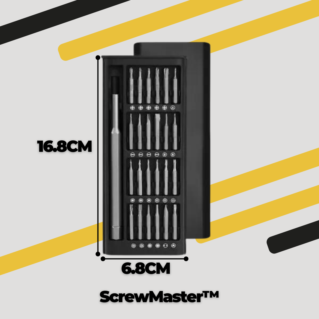 ScrewMaster™ GRATIS🎁Video Curso de Computadores🔩Juego de Destornilladores 24 en 1🧰desarma lo que quieras donde quieras😉