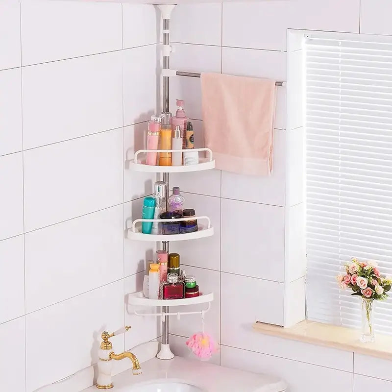 CornerFit® 🚿 ¡Organiza Cada Esquina de Tu Baño en minutos!🔝Esquinero DELUX Para Baño✨