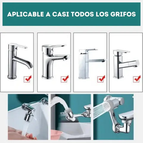 SnapFlow®🚰¡El Grifo que se Adapta a Ti!🌀 Extensor de Grifo💦