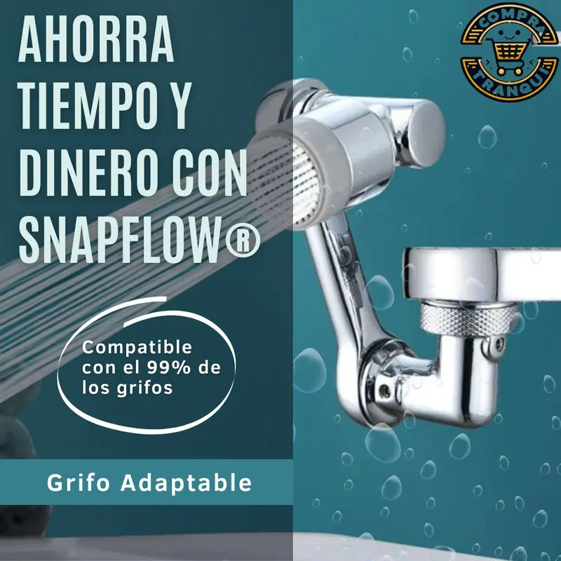 SnapFlow®🚰¡El Grifo que se Adapta a Ti!🌀 Extensor de Grifo💦