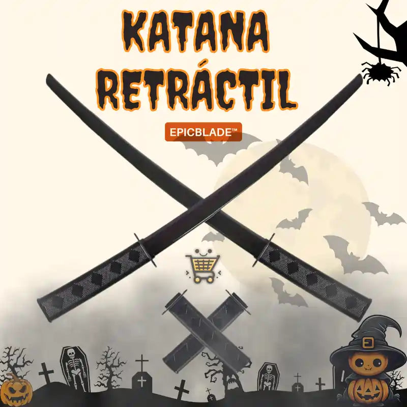 EpicBlade™🗡️¡La Katana Perfecta para los Mini Guerreros!🎋¡Impresiona en Halloween con tu Katana Retráctil!🎃