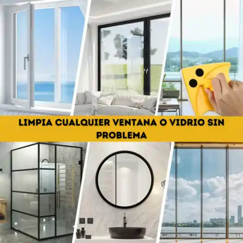 MagniClean Pro™-🫧¡Limpia tus ventanas sin miedo a las alturas!🪟Limpiador Magnético🧽