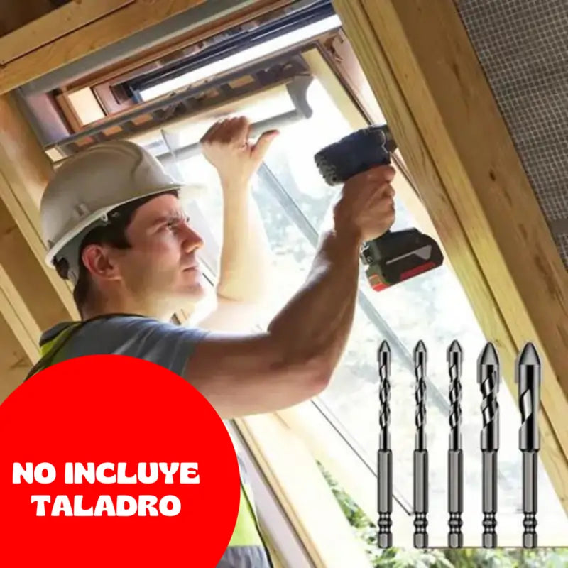 PowerDrill™🎁¡Paga 3 Lleva 5! 🎁Punta Potente y precisa🧰Taladra Cualquier Cosa🔩