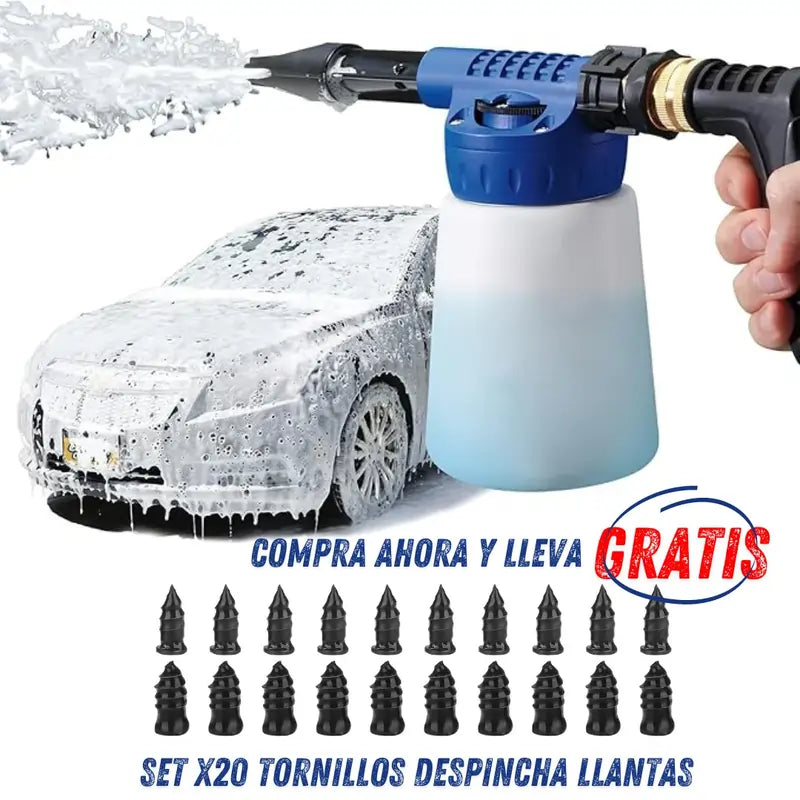 CarCleanPro®-✨ Pistola de Espuma🚗¡Ahorra dinero!🏷️GRATIS SET DE TORNILLOS🚗