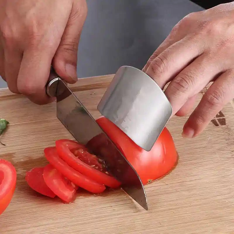 CutSafe®🔪¡Cocina Sin Miedo a Cortarte.🛡️ Echo de Titanio😮!Protector de dedos😎