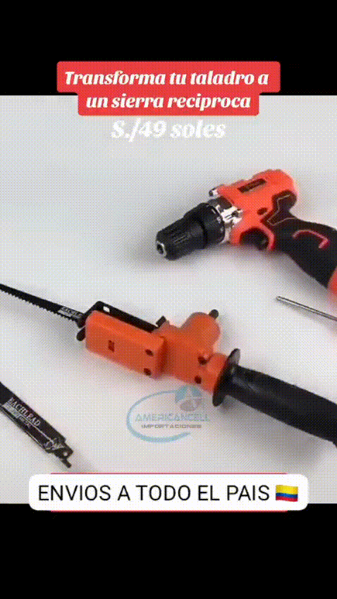 Adaptador a Sierra Caladora para taladro