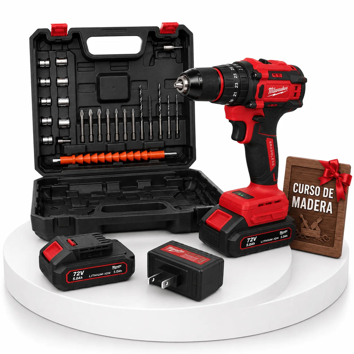 TALADRO MILWAUKEE 72 VOLTIOS BRUSHLESS