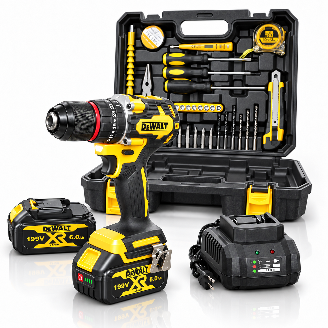 TALADRO BRUSHLESS DEWALT 199V