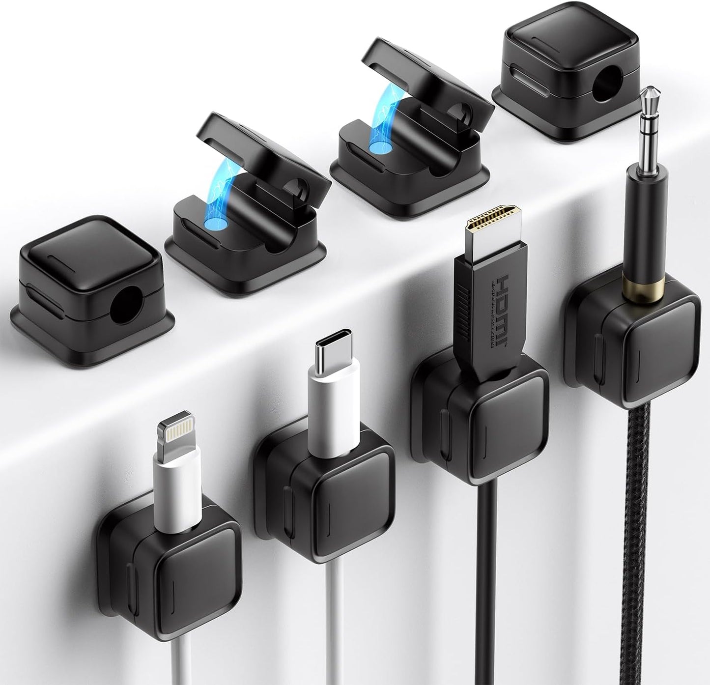 🧲 Organizador Magnético Pro MagicClip®🧲 - 🎁Pague 2 lleve 5🎁 ¡Ordena tus cables en Segundos! 🌟