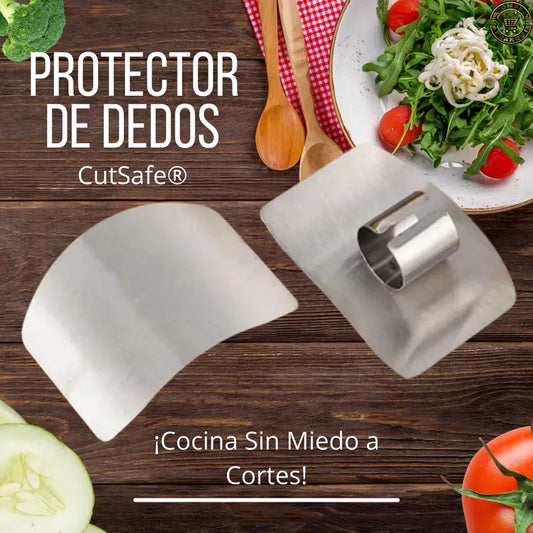 CutSafe®🔪¡Cocina Sin Miedo a Cortarte.🛡️ Echo de Titanio😮!Protector de dedos😎