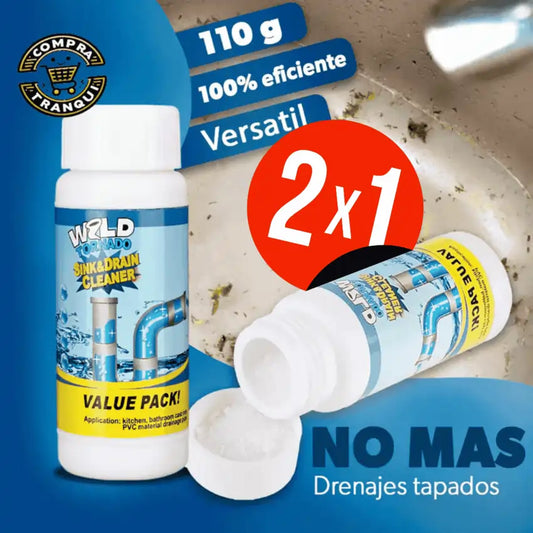 🚽 Polvo Americano 🇺🇸 Destapa Cañerías [WILD TORNADO™] 🏃Pague 1 Lleve 2🏃